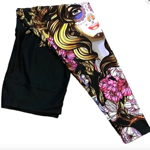 Day of the Dead Leggings TC2 - Picture 3 of 15